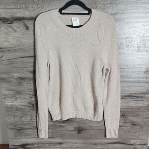 Gap Crew neck Cashmere Sweater In Oatmeal